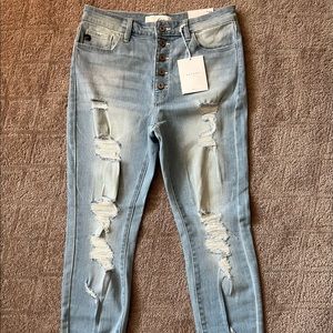 KanCan 5 Button fly Skinny Ankle